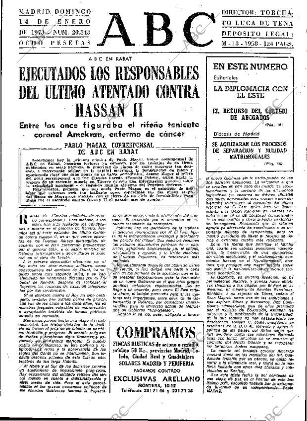 ABC MADRID 14-01-1973 página 15