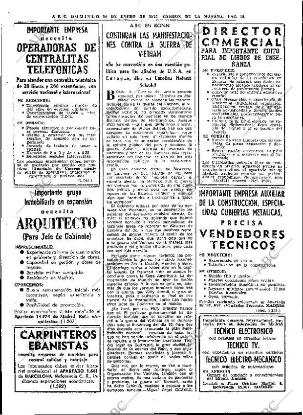ABC MADRID 14-01-1973 página 18