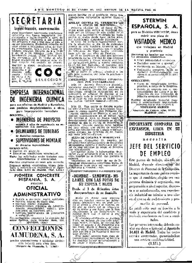 ABC MADRID 14-01-1973 página 30