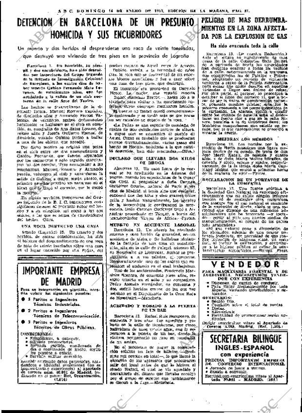 ABC MADRID 14-01-1973 página 31