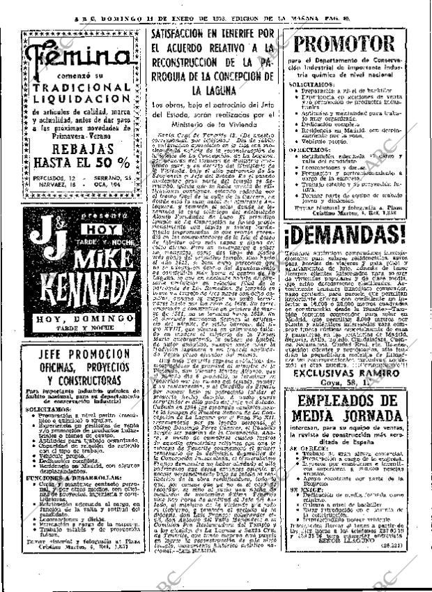 ABC MADRID 14-01-1973 página 40