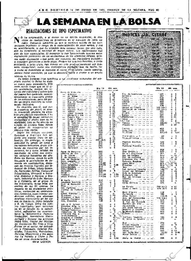 ABC MADRID 14-01-1973 página 63