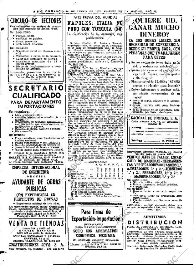 ABC MADRID 14-01-1973 página 68