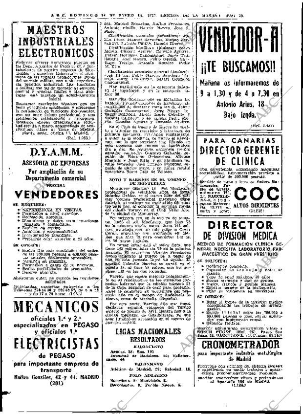 ABC MADRID 14-01-1973 página 70