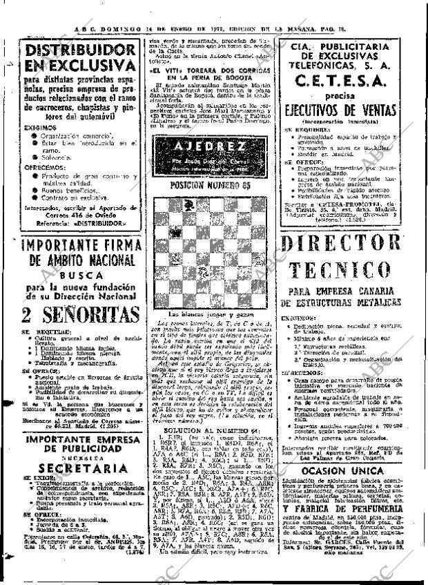 ABC MADRID 14-01-1973 página 76