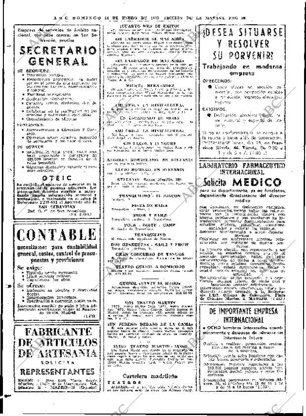 ABC MADRID 14-01-1973 página 80