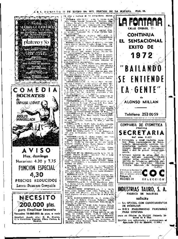 ABC MADRID 14-01-1973 página 83