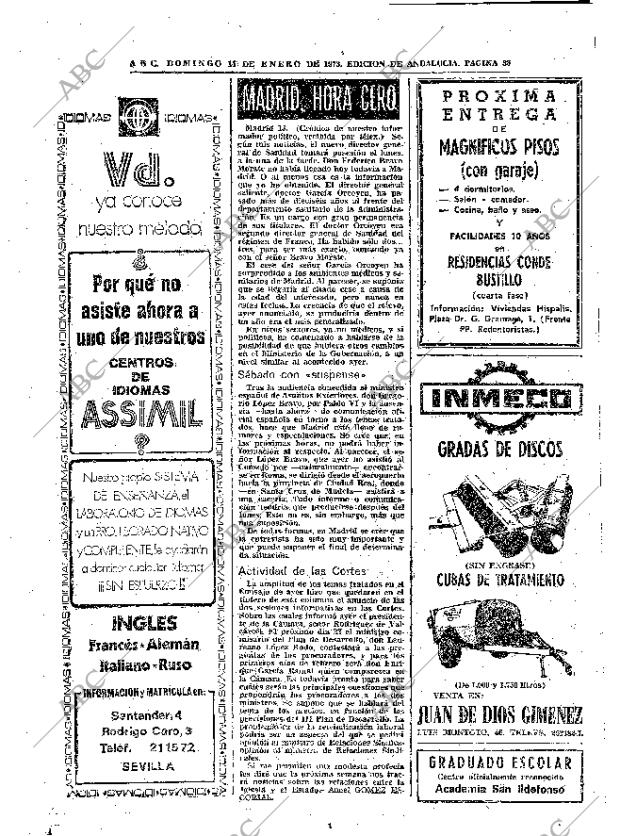 ABC SEVILLA 14-01-1973 página 36
