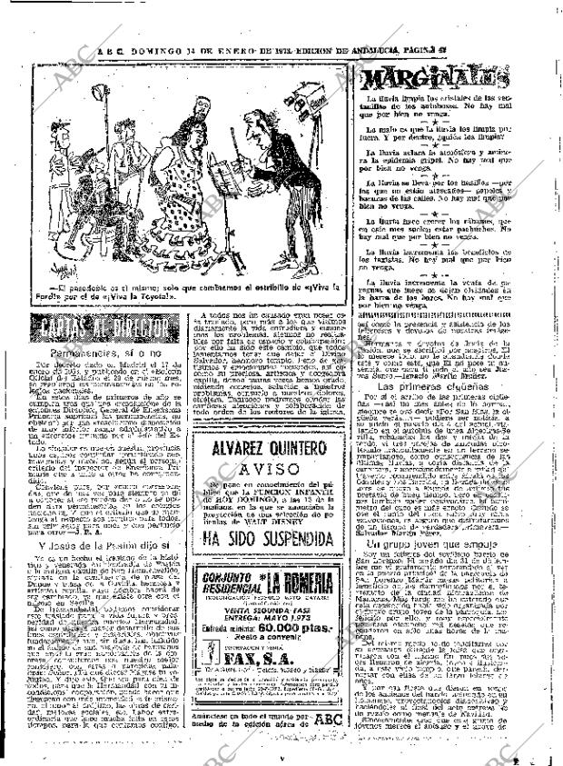 ABC SEVILLA 14-01-1973 página 47