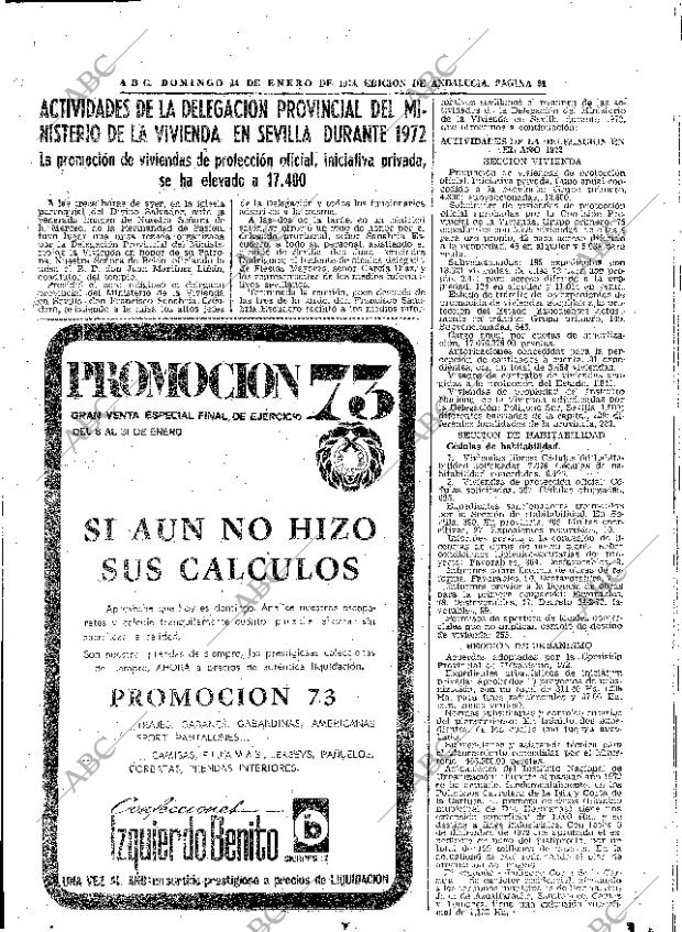 ABC SEVILLA 14-01-1973 página 51