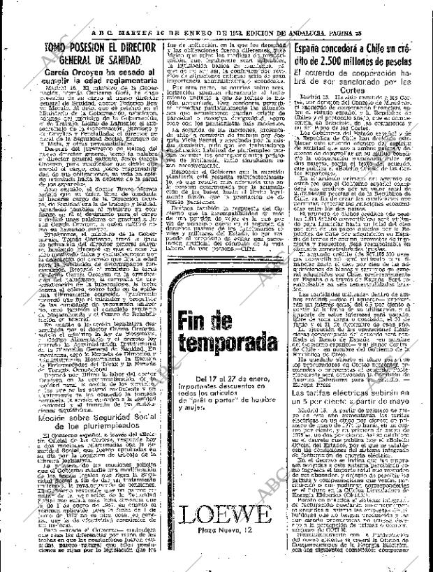 ABC SEVILLA 16-01-1973 página 25