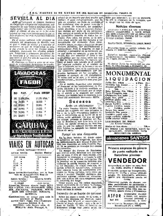ABC SEVILLA 16-01-1973 página 33