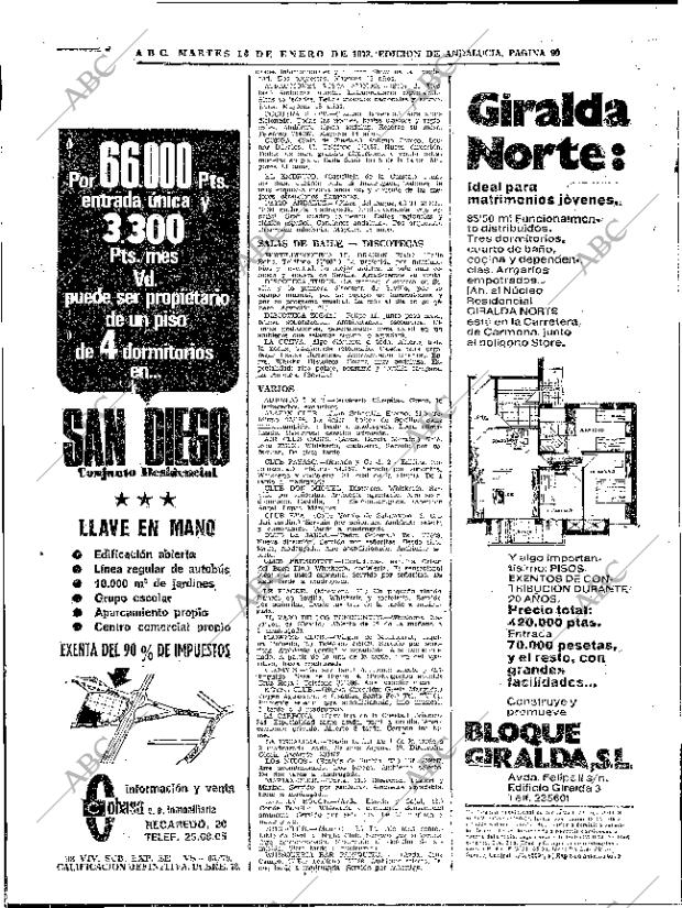 ABC SEVILLA 16-01-1973 página 90