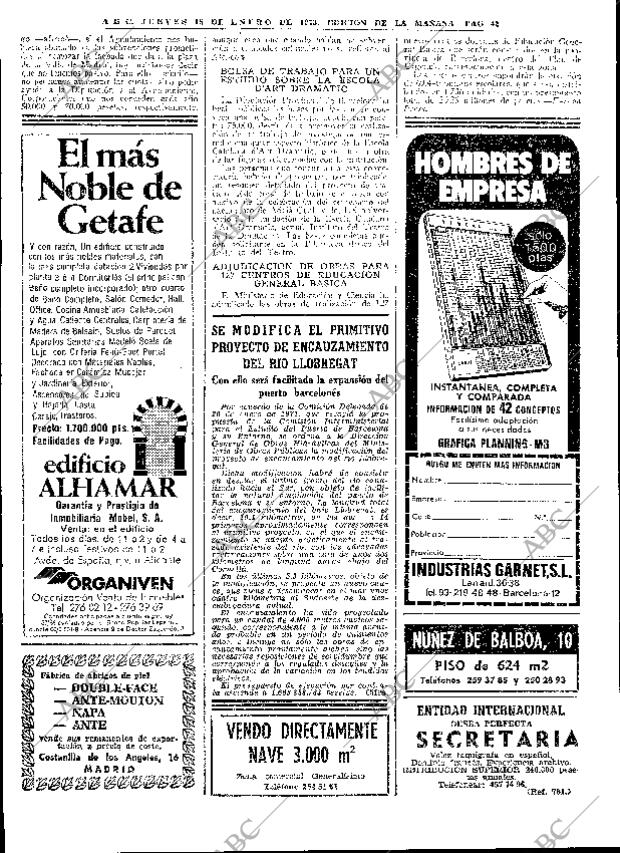 ABC MADRID 18-01-1973 página 40