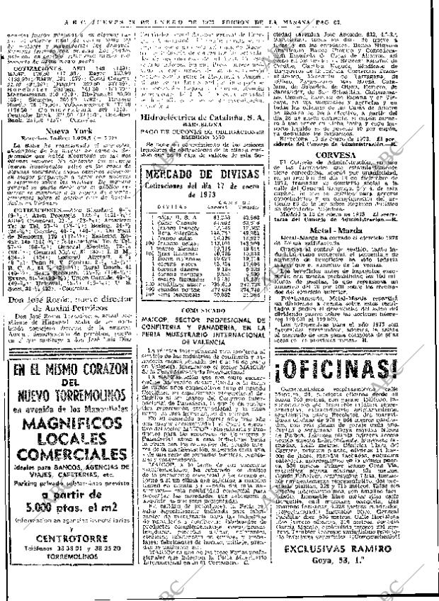 ABC MADRID 18-01-1973 página 64