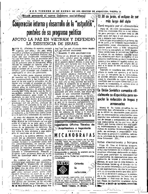 ABC SEVILLA 19-01-1973 página 17