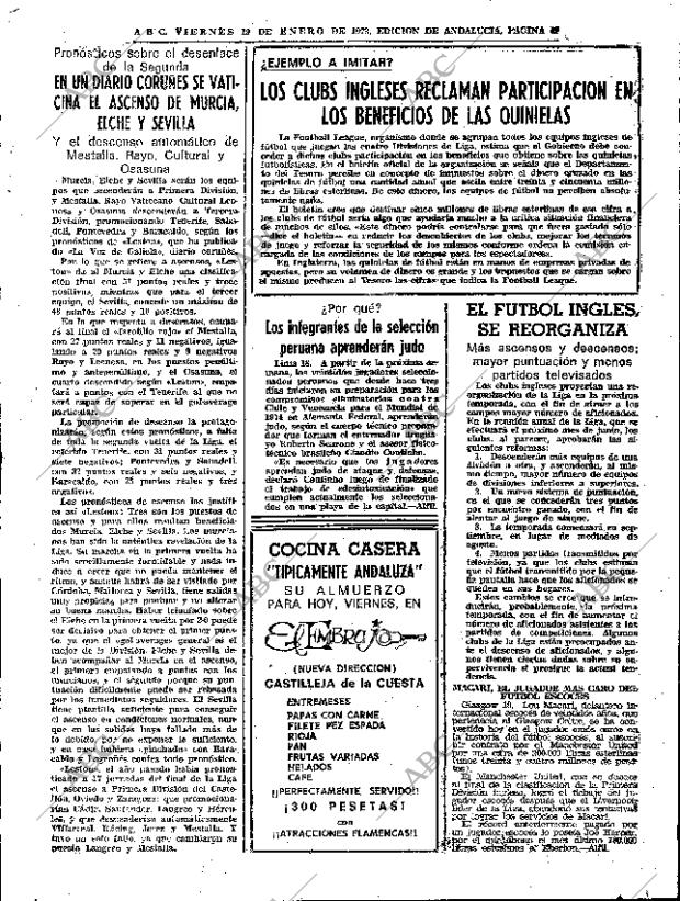 ABC SEVILLA 19-01-1973 página 43