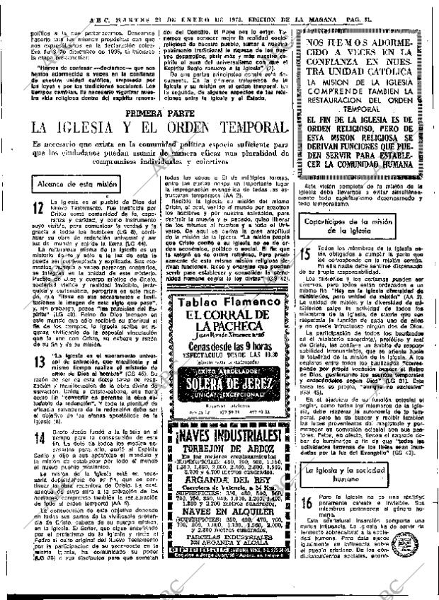 ABC MADRID 23-01-1973 página 61