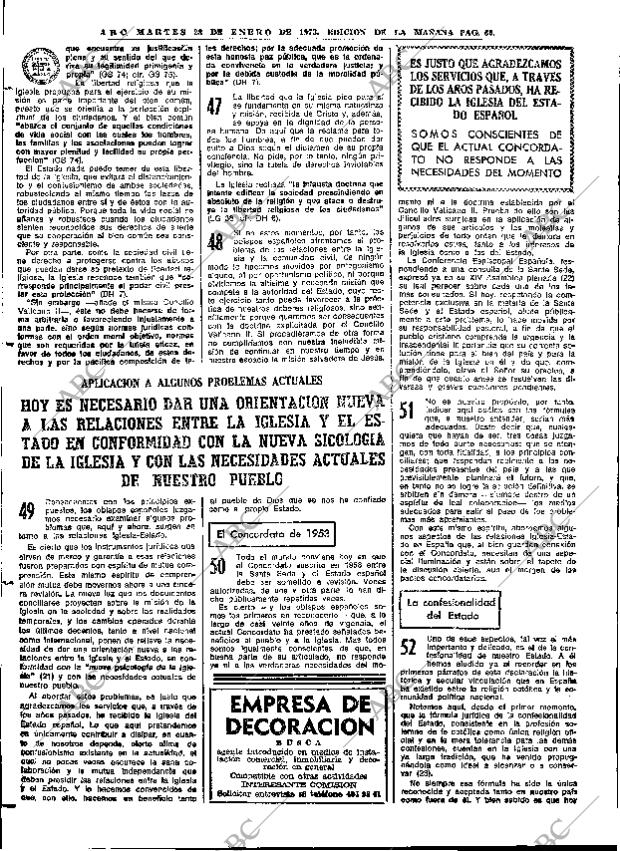 ABC MADRID 23-01-1973 página 66