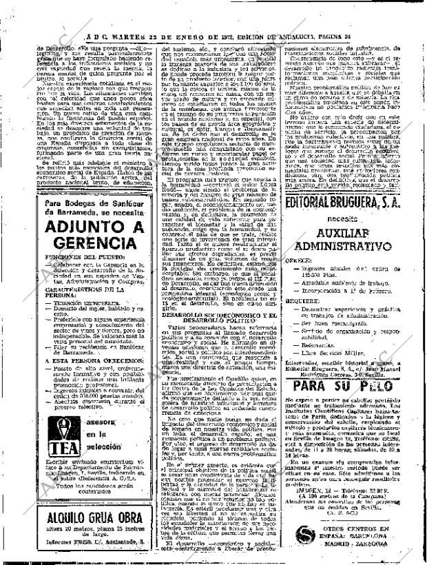 ABC SEVILLA 23-01-1973 página 24