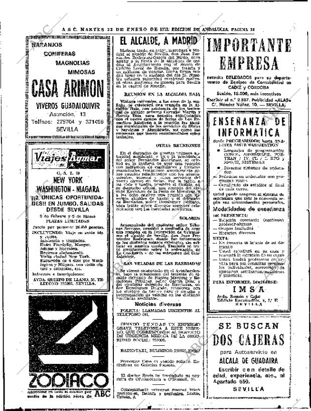 ABC SEVILLA 23-01-1973 página 34