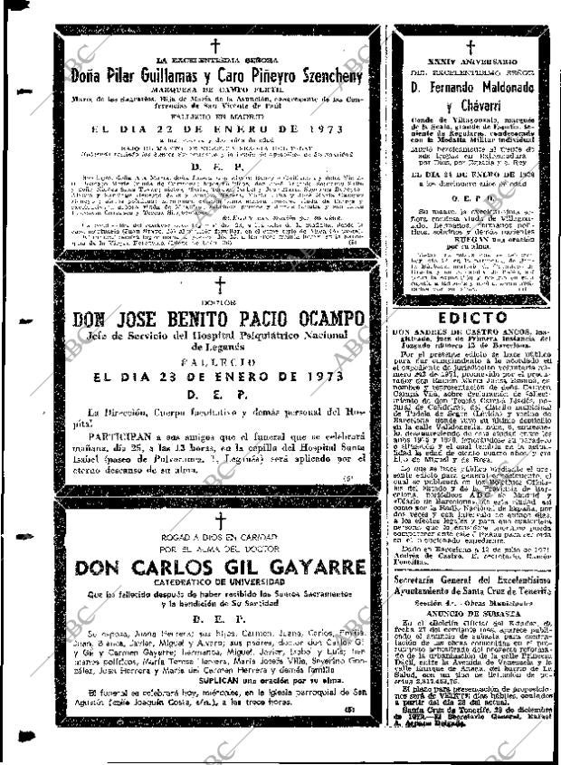 ABC MADRID 24-01-1973 página 116