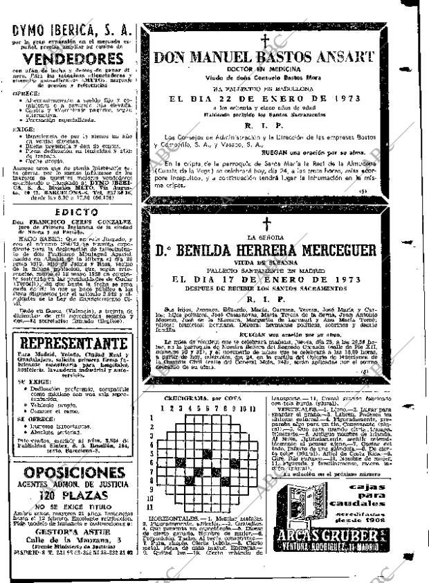 ABC MADRID 24-01-1973 página 117