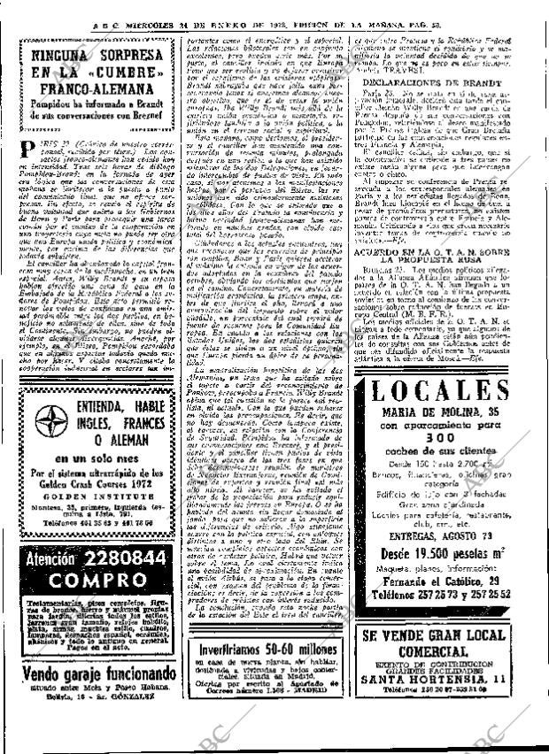 ABC MADRID 24-01-1973 página 30