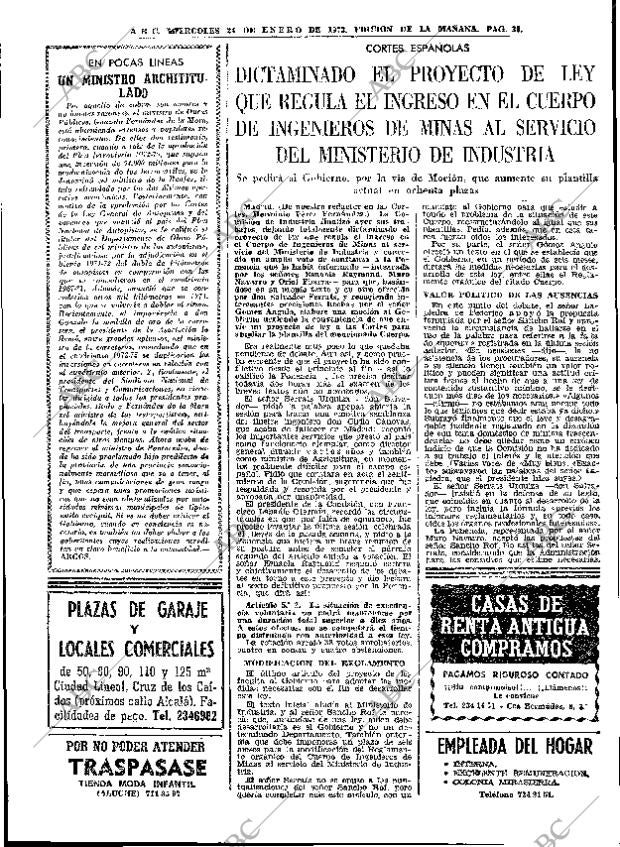 ABC MADRID 24-01-1973 página 35