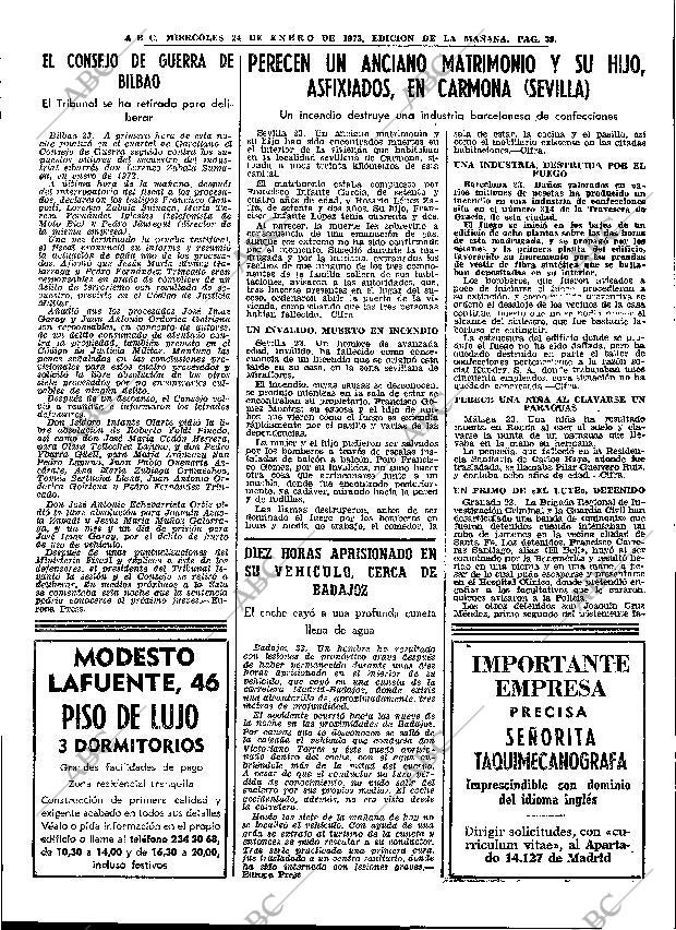 ABC MADRID 24-01-1973 página 39