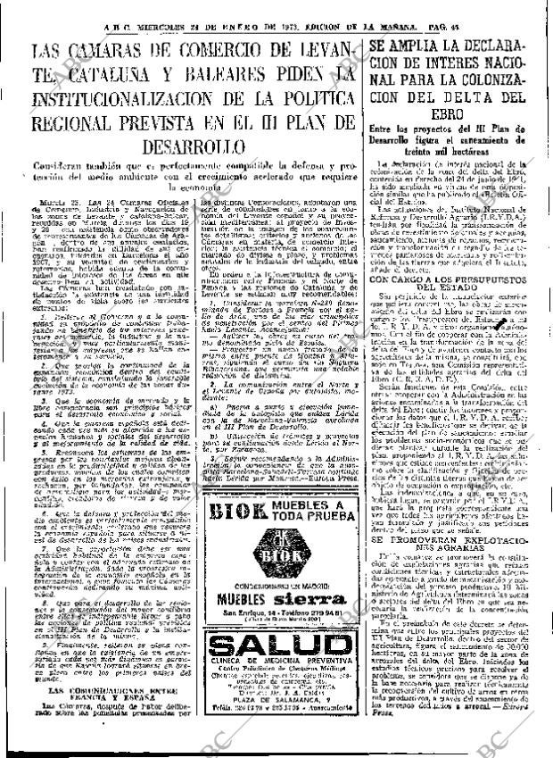 ABC MADRID 24-01-1973 página 47