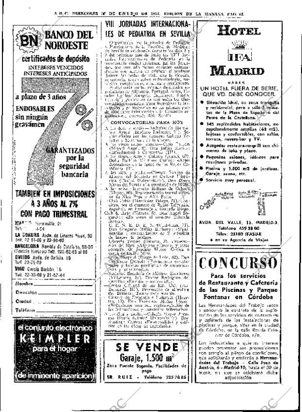 ABC MADRID 24-01-1973 página 62