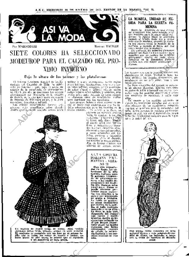 ABC MADRID 24-01-1973 página 75