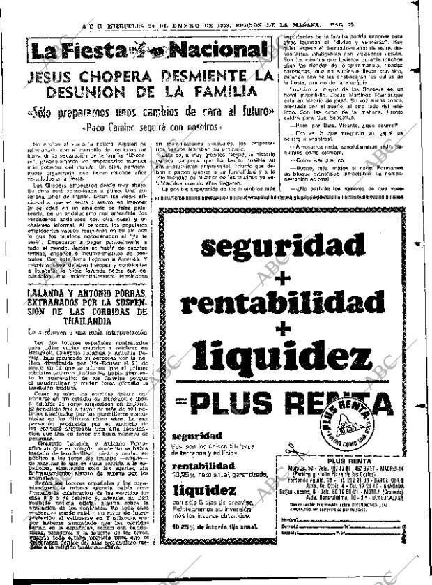 ABC MADRID 24-01-1973 página 79