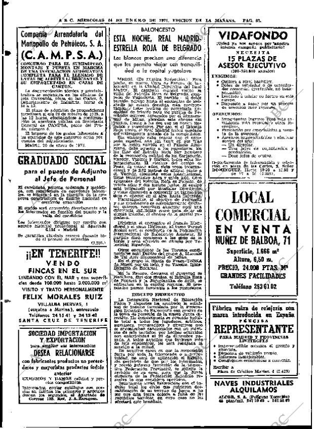 ABC MADRID 24-01-1973 página 82
