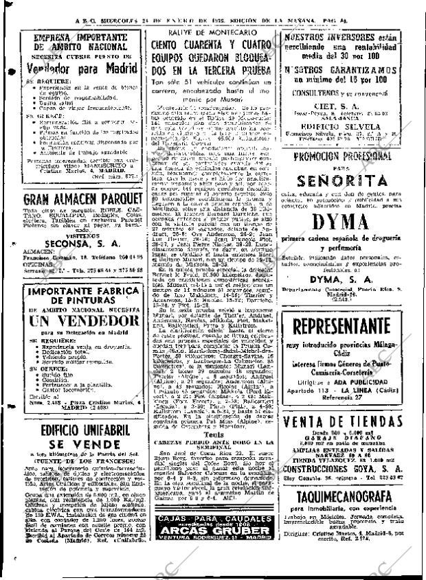 ABC MADRID 24-01-1973 página 84