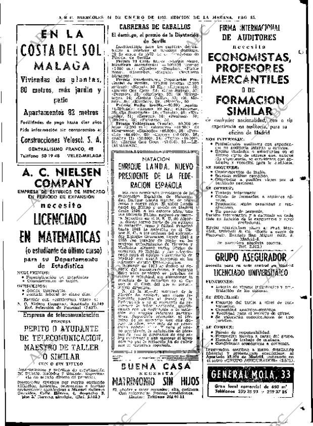 ABC MADRID 24-01-1973 página 85