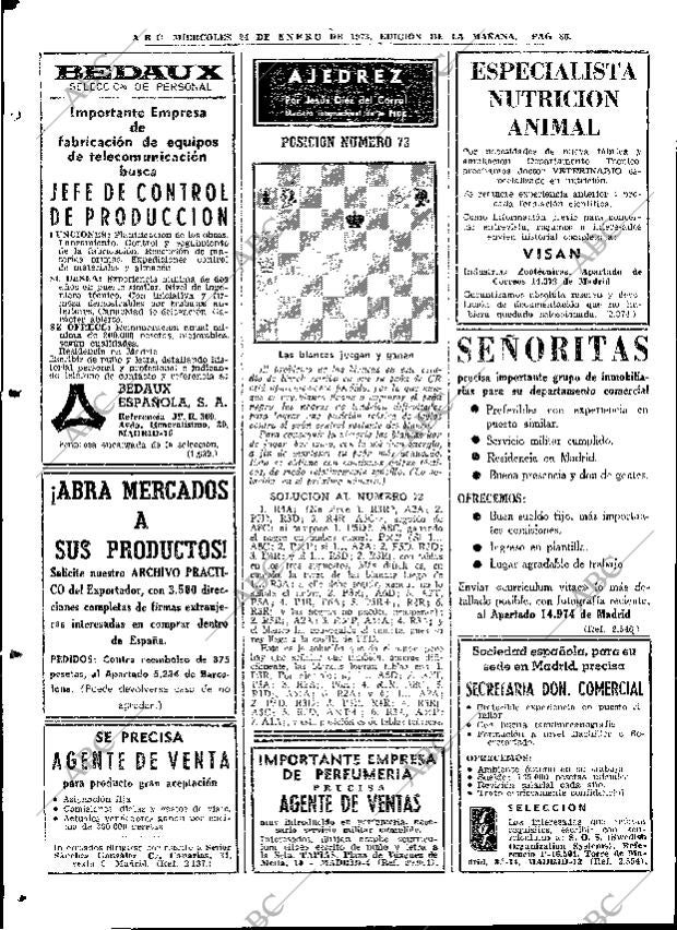ABC MADRID 24-01-1973 página 86
