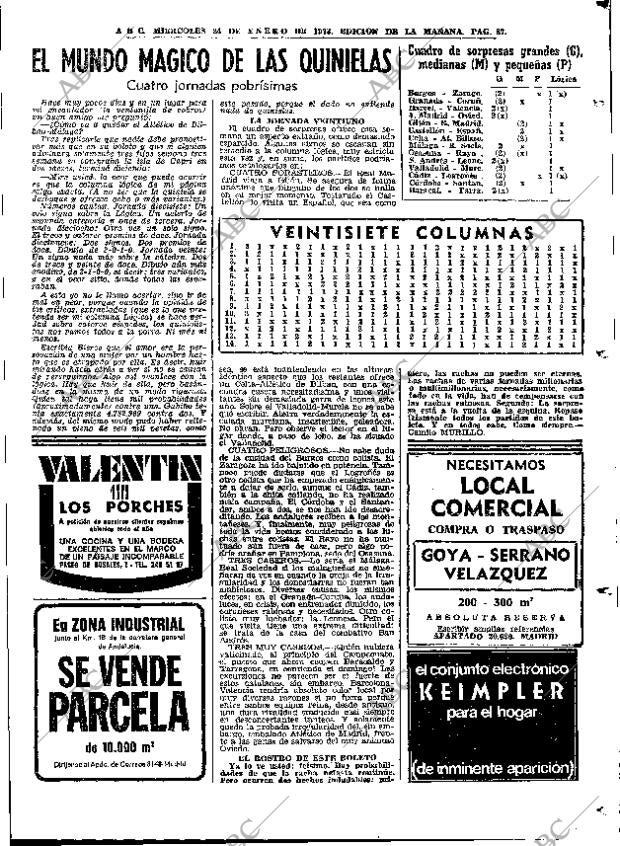 ABC MADRID 24-01-1973 página 87