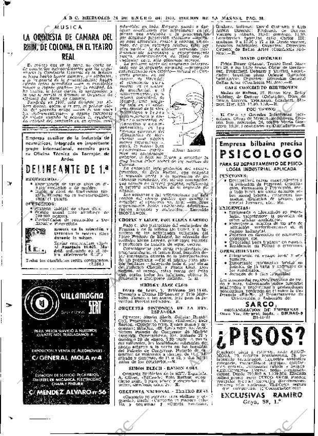 ABC MADRID 24-01-1973 página 88
