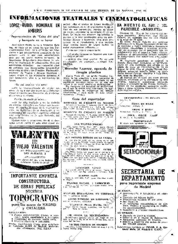 ABC MADRID 24-01-1973 página 89