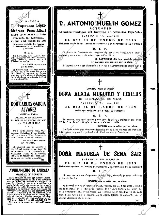 ABC MADRID 26-01-1973 página 107