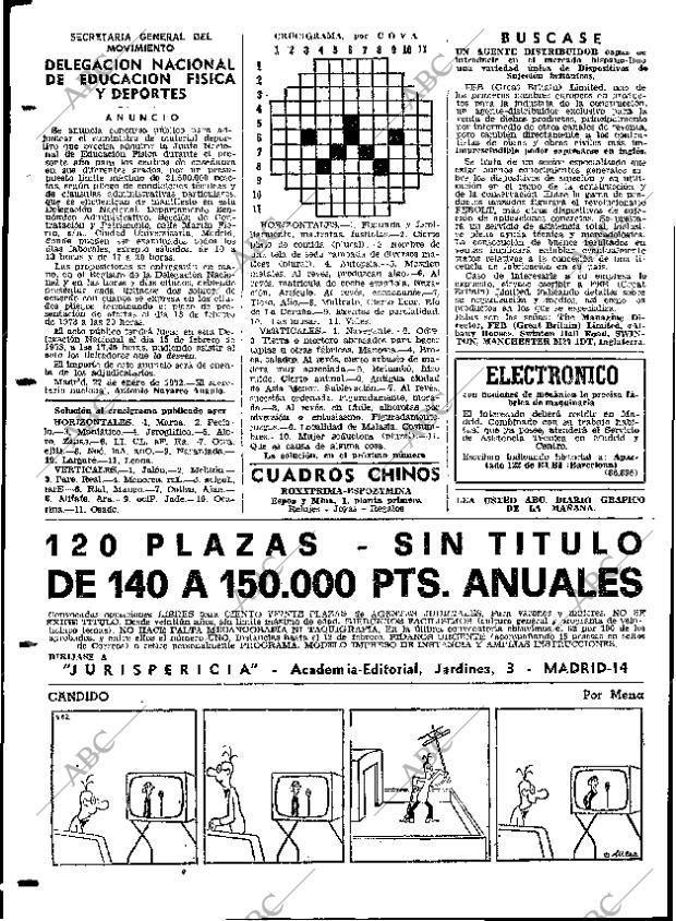 Periodico Abc Madrid 26 01 1973 Portada Archivo Abc