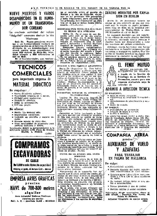 ABC MADRID 26-01-1973 página 44