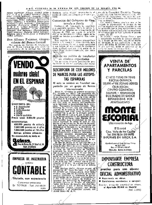 ABC MADRID 26-01-1973 página 66