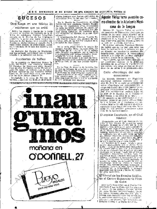 ABC SEVILLA 28-01-1973 página 35
