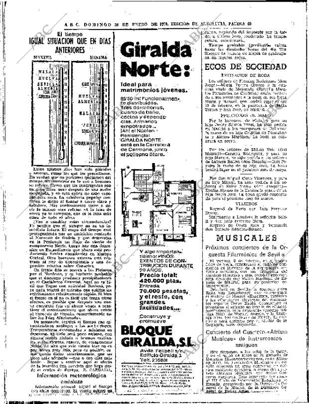 ABC SEVILLA 28-01-1973 página 40