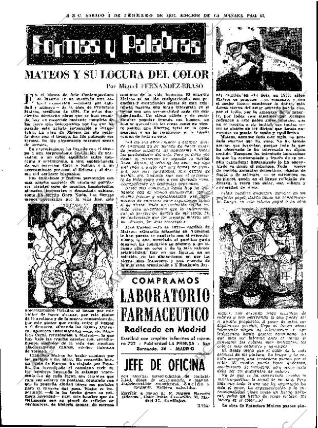 ABC MADRID 03-02-1973 página 57