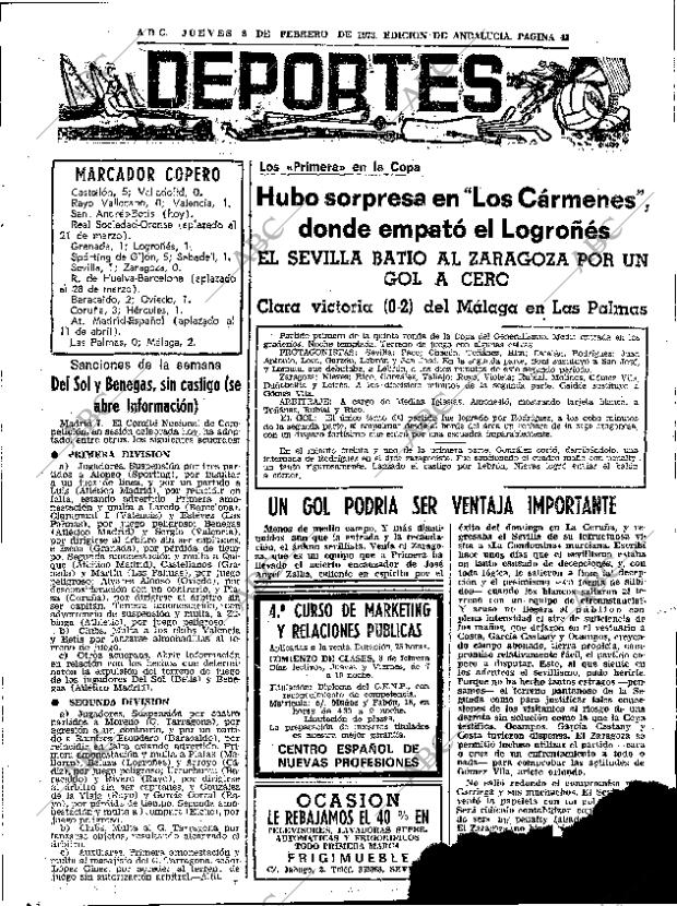 ABC SEVILLA 08-02-1973 página 43