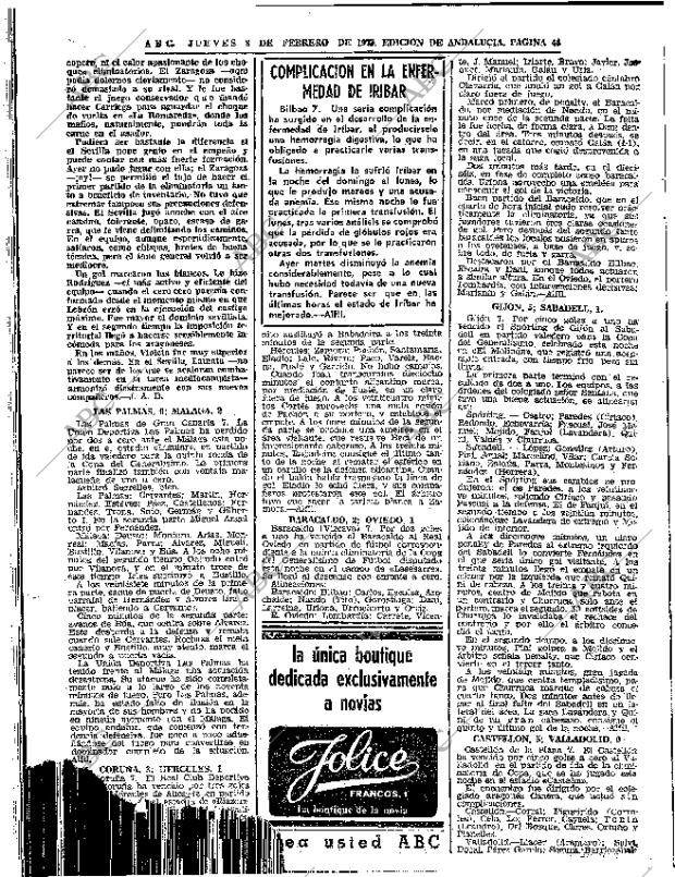 ABC SEVILLA 08-02-1973 página 44